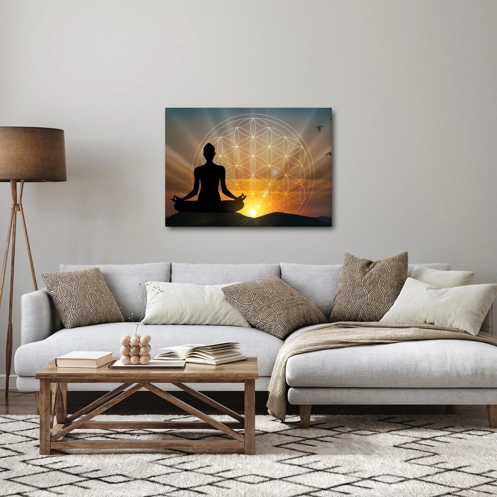 Obraz meditácie (70x50 cm)