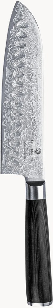 Santoku nôž z damaškovej ocele's rukoväťou z pakkawood Limited Edition