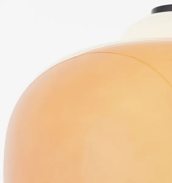 Brilliant - Luster na lanku BLOP 1xE27/60W/230V oranžový