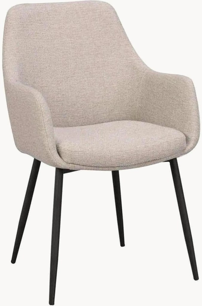 Čalúnené jedálenské stoličky's opierkami Reily, 2 ks