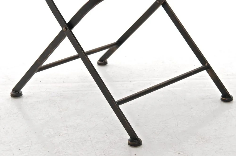 Kovová stolička skladacia Indra - Bronzová