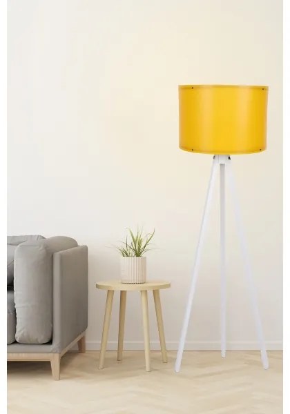 Stojacia lampa AYD 1xE27/60W/230V oranžová/biela