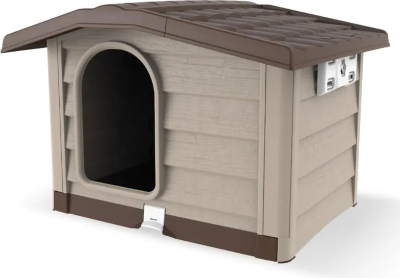 BAMA Búda pre psov plastová BRL, hnedá, veľká