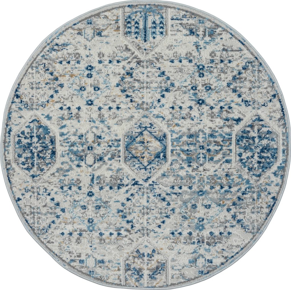 Kusový koberec My Heriz 2 CA60102 Beige kruh, 120x120 (priemer) kruh, béžová, chodba / predsieň, My Flair