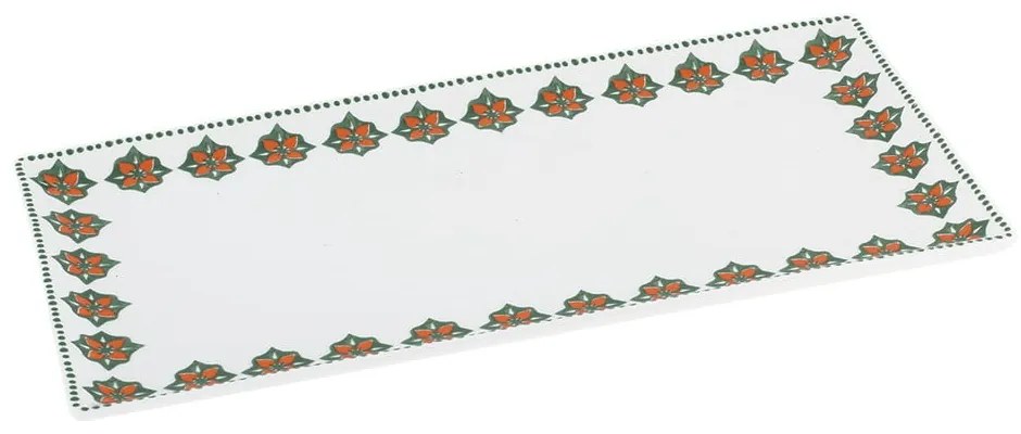 Porcelánový servírovací tanier Villa Altachira Gardeny, 32 x 17,5 cm