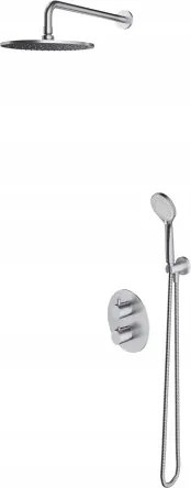 Podomietkový Termostatický Sprchový Stĺp S Batériou Nikel Omnires