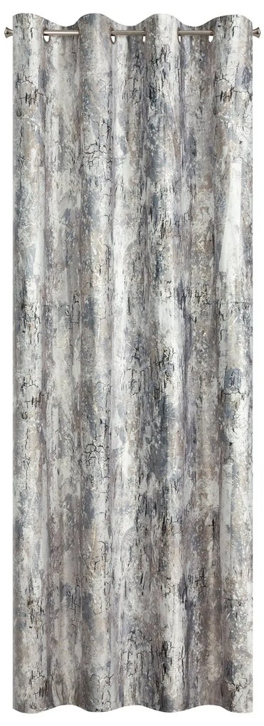ZATEMŇOVACÍ ZÁVES NA KRÚŽKOCH MALIA 140X250 CM VZOROVANÁ