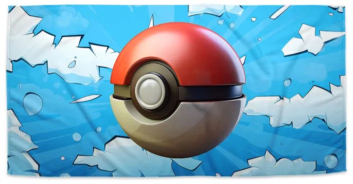 Sablio Uterák Pokemon ball Obloha - 30x50 cm