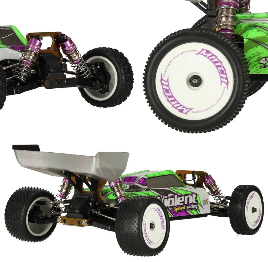 KIK Auto na diaľkové ovládanie RC WLToys 104002 1:10 4WD 2.4Ghz