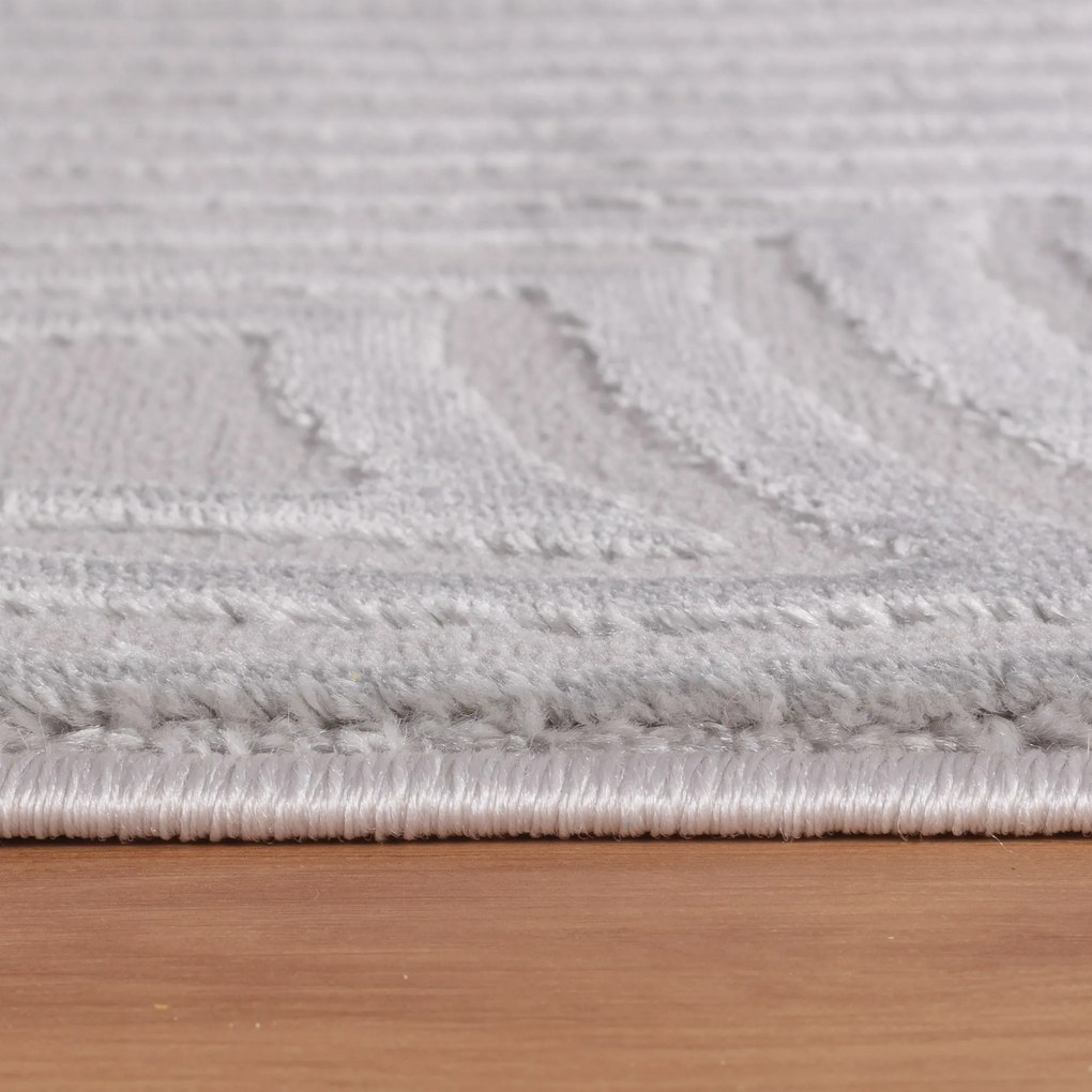 Ayyildiz, Koberec behúň Sahara 1113 Silver, 80x250, šedá, obývacia izba