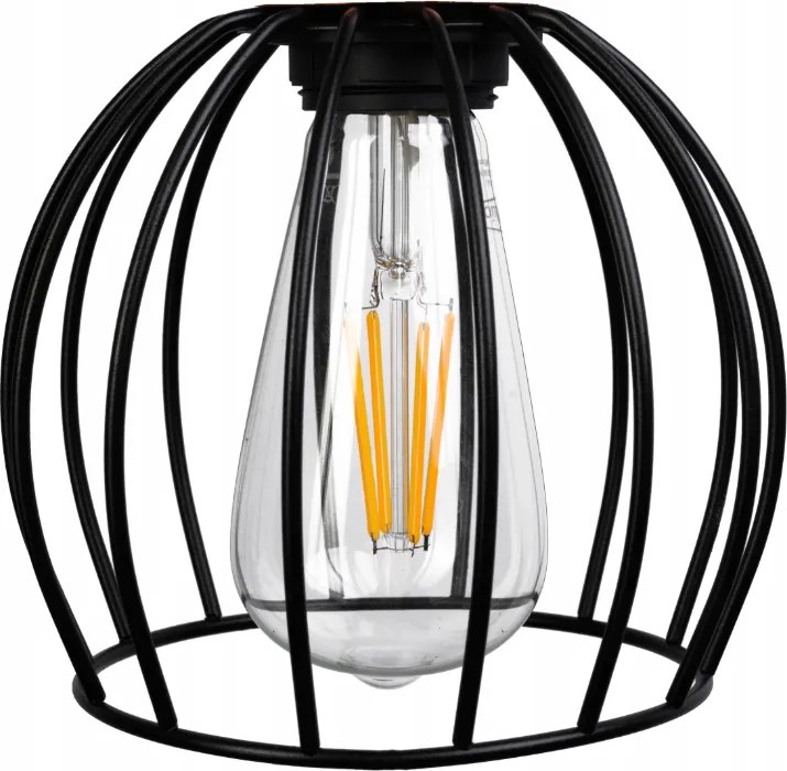 Závesná stropná LOFT 4x drôtená guľa