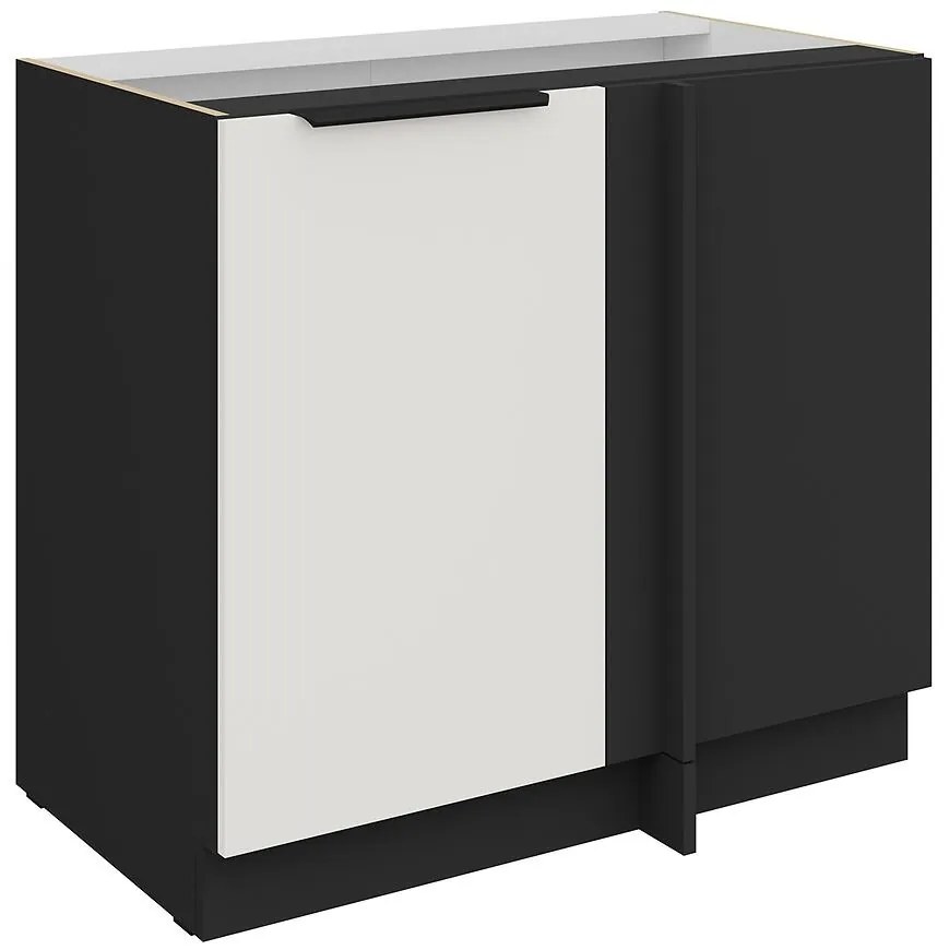 Kuchynská skrinka Aria-Wh/Bl Anti Fingerprint 105 Nd 1f Bb