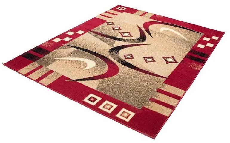 Kusový koberec PP Jorika červený 300x400cm