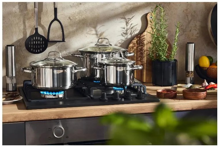 Silvercrest®  Súprava hrncov z ušľachtilej ocele Premium  (100395328)