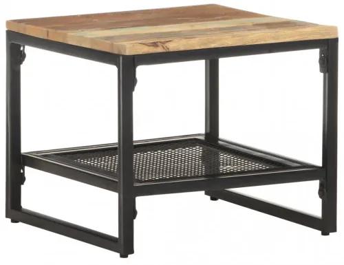 vidaXL Príručný stolík 40x40x35 cm, recyklovaný masív-