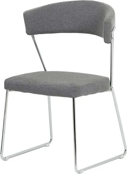 Sconto Jedálenská stolička LAURA sivá