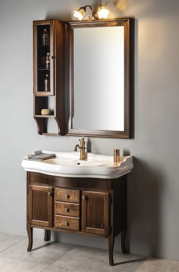 Sapho Sapho, RETRO umývadlová skrinka 89x80x48cm, buk, 1620