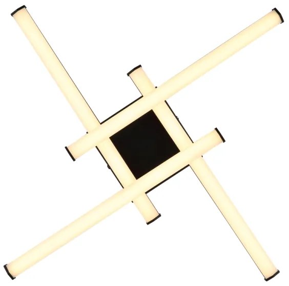 Globo 67342-24 - LED Stropné svietidlo KIRINA LED/24W/230V 3000K čierna