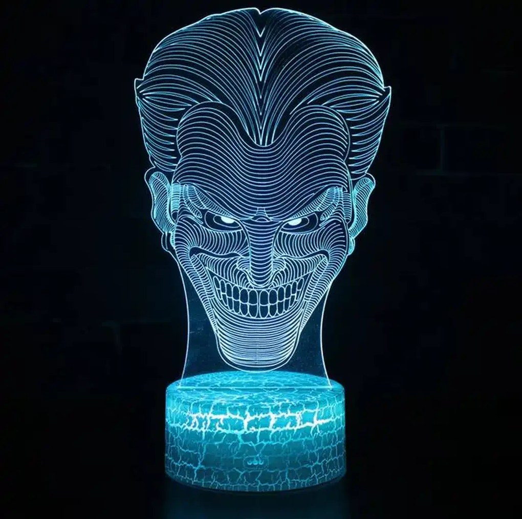 3Dmix 3DL-SMRT059 – 3D LED nočná lampa 3Dmix - Joker (Smart)