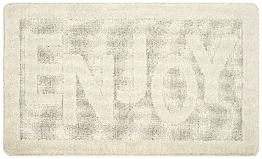 Krémová kúpeľňová predložka 60x100 cm Enjoy – Foutastic