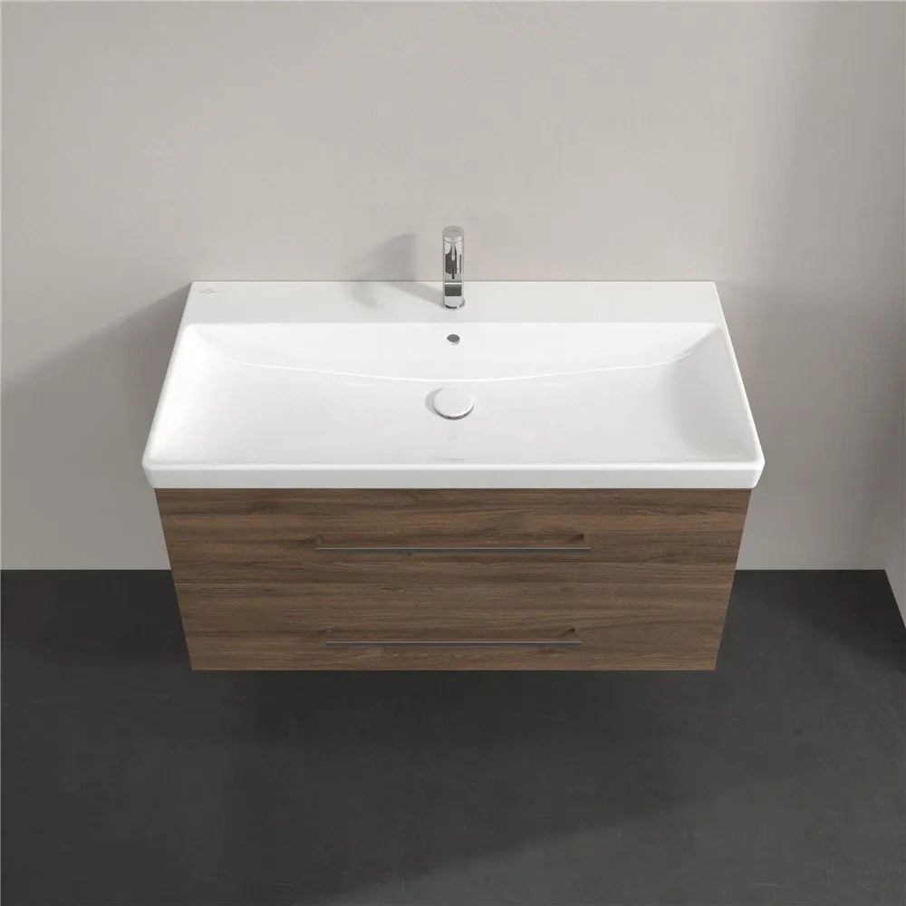 VILLEROY &amp; BOCH Avento závesná skrinka pod umývadlo, 2 zásuvky, 980 x 452 x 514 mm, Arizona Oak, A89200VH