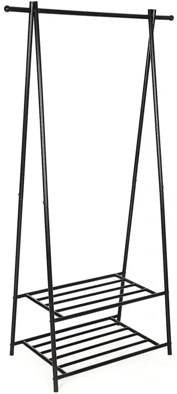 Stojan na oblečenie Luca čierny