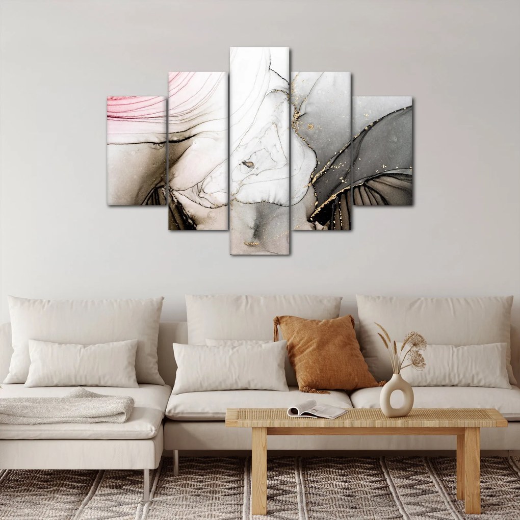 Obraz - Mramorový atrament (150x105 cm)