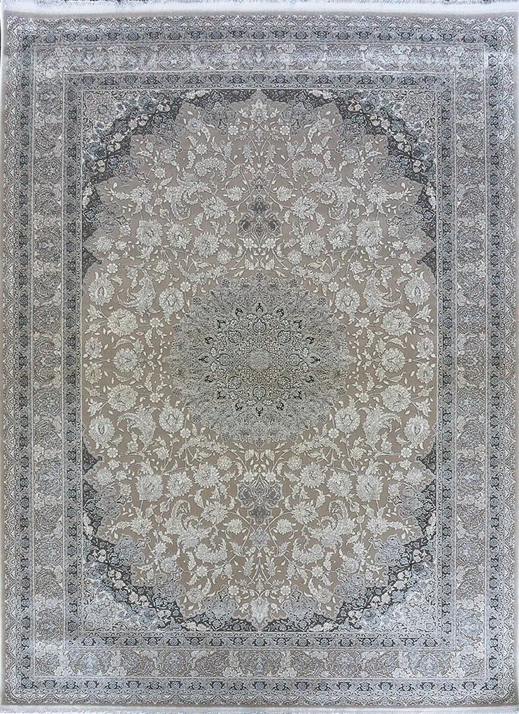 Koberec Creante 19084 GREY – sivý obdĺžnik s orientálnym vzorom Rozmer: 200x290 cm