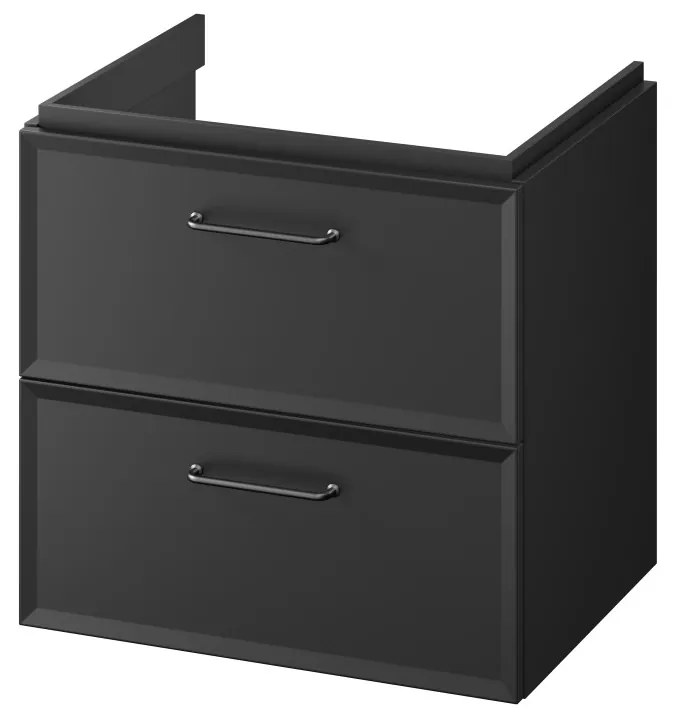 Cersanit Mille, umývadlová skrinka 594x446x551 mm, čierna matná, S1021-002
