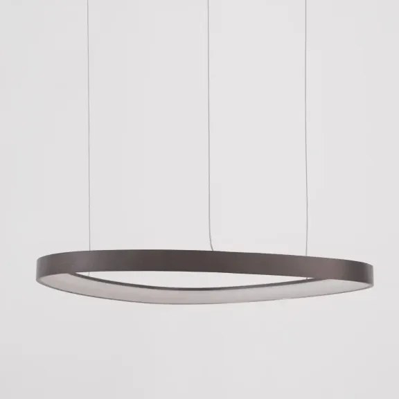 LED luster Esteva 65 hnedá