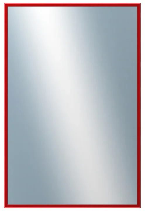 DANTIK - Zrkadlo v rámu, rozmer s rámom 40x60 cm z lišty Hliník červená (7269210)