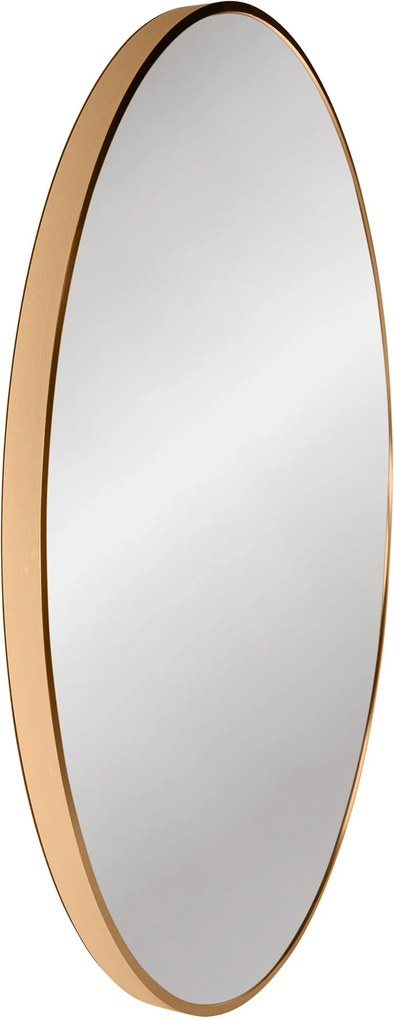 Nástenné zrkadlo Elsie XL 323830 - 80x80 cm - Zlatá mat