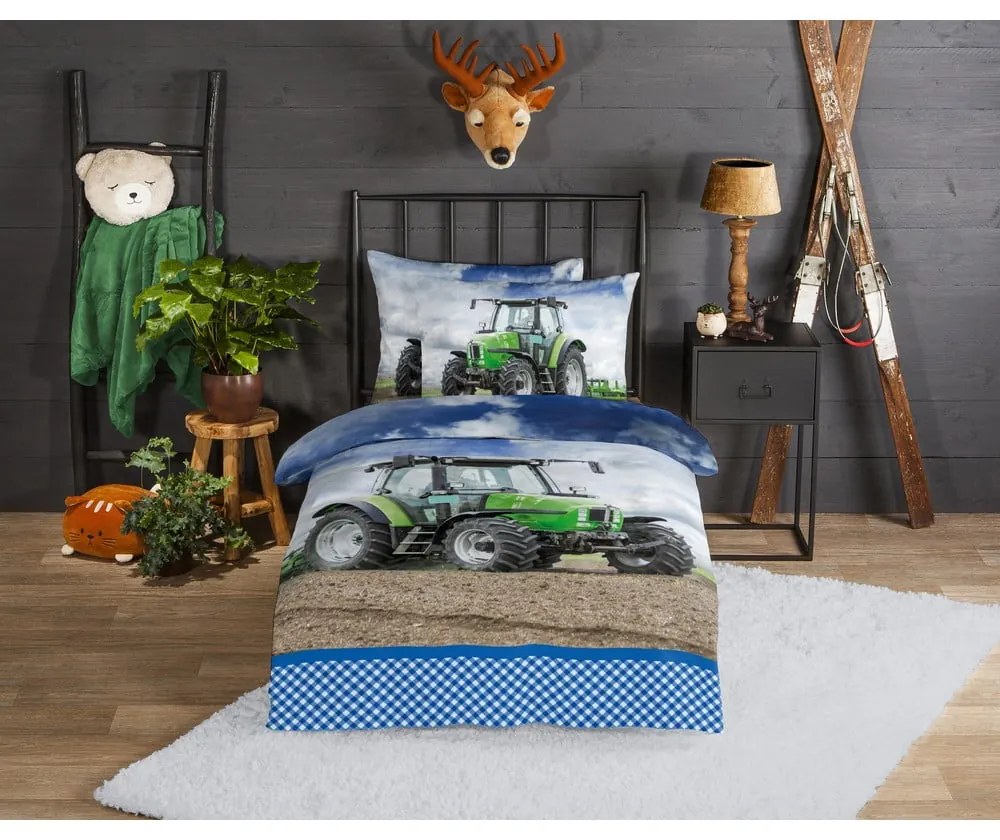 Flanelové detské obliečky na jednolôžko 140x200 cm Strong – Good Morning