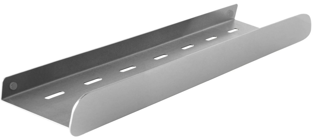 Rea Rea, kúpeľňová polica 45cm, SF03, brúsená oceľ, REA-47002