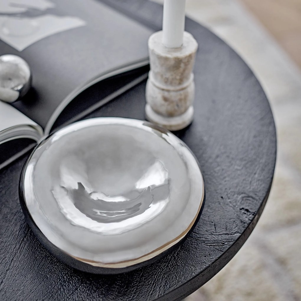 Bloomingville Dekoratívna miska Shine Silver