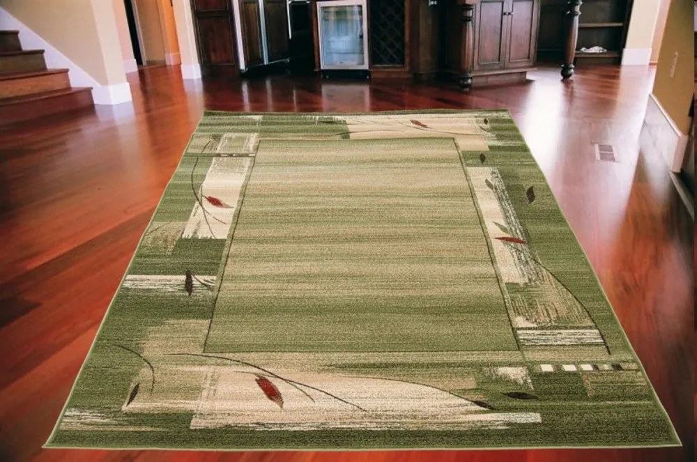 Kusový koberec Erba zelený, Velikosti 133x190cm