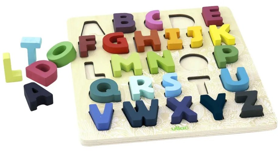 Vilac Vkladacie puzzle abeceda