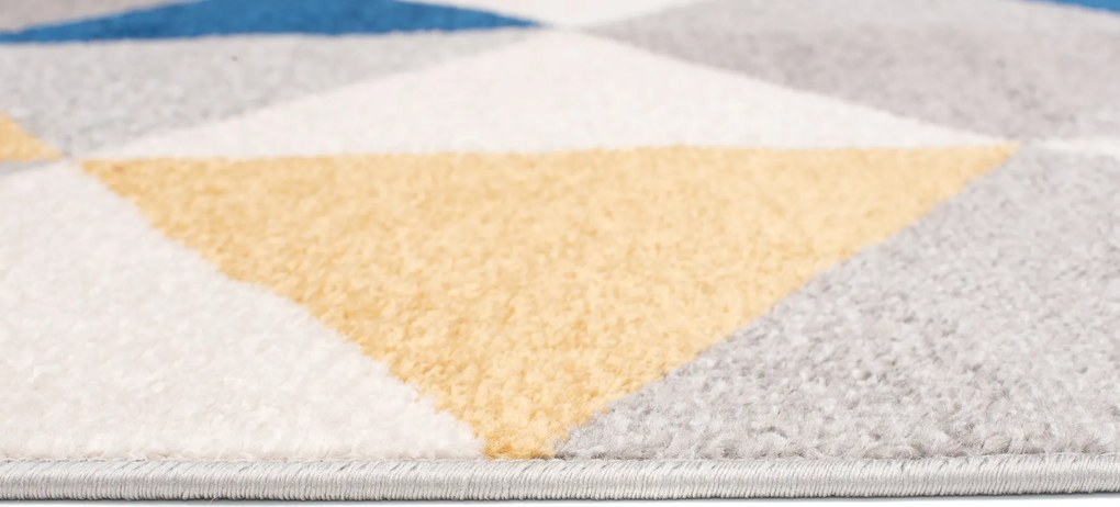 TA Koberec C940B TMAVO_ŠEDÁ/NAVY AZURE Rozmer: 90X150 cm