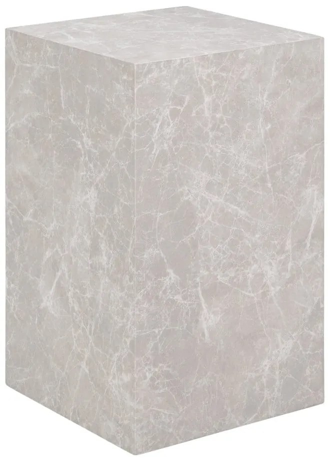 Odkladací stolík v dekore mramoru 30x30 cm Prague – House Nordic