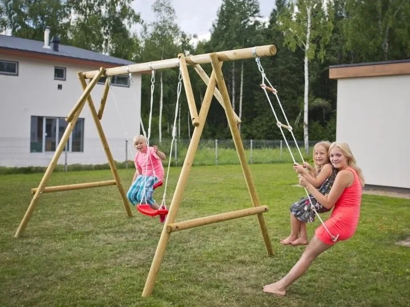 Záhradná hojdačka z guľatiny Magnus