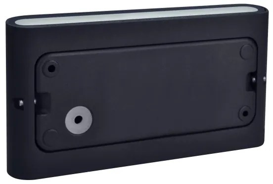 Solight WO800-B- LED Vonkajšie nástenné svietidlo MODENA LED/12W/230V IP54 čierna