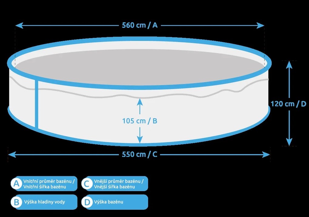 Marimex | Bazén Marimex Orlando Premium 5,48 m x 1,22 m | 10310021