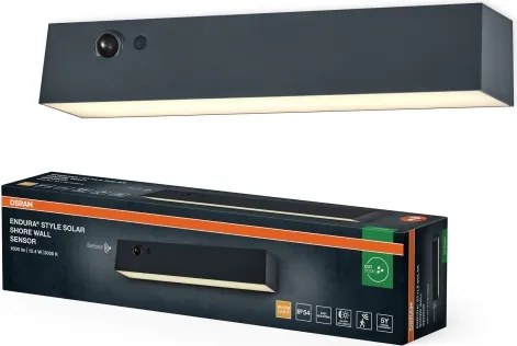 Osram - LED solárne nástenné svietidlo ENDURA STYLE LED/12,4W/4,2V 2000 mAh IP54 antracit
