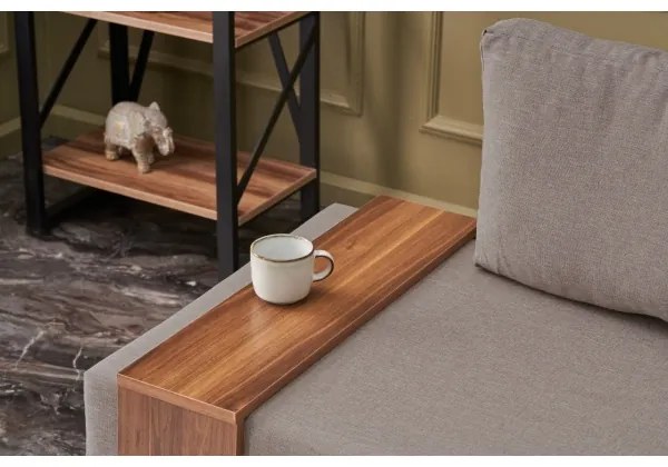 Rohové kreslo TULA béžové pravé