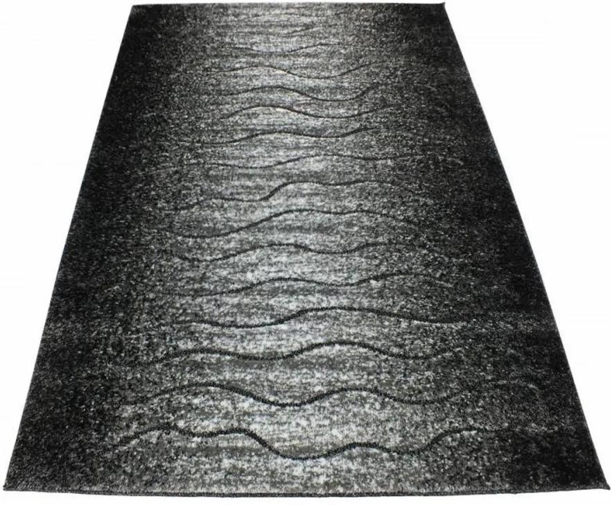 Kusový koberec Shaggy vlas 30 mm Gio sivý, Velikosti 200x290cm