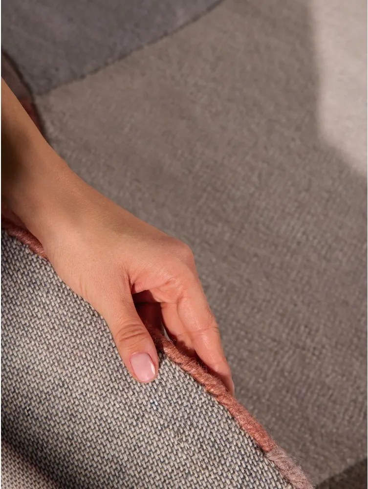 Béžový ručne tkaný vlnený okrúhly koberec ø 160 cm Hackney Clarissa – Ted Baker