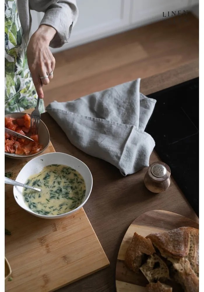 Ľanová utierka 45x65 cm Khaki – Linen Tales