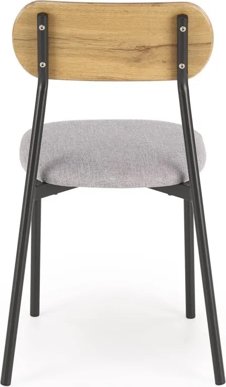 Jedálenský set pre 2 osoby NANDO dub prírodný/čierny
