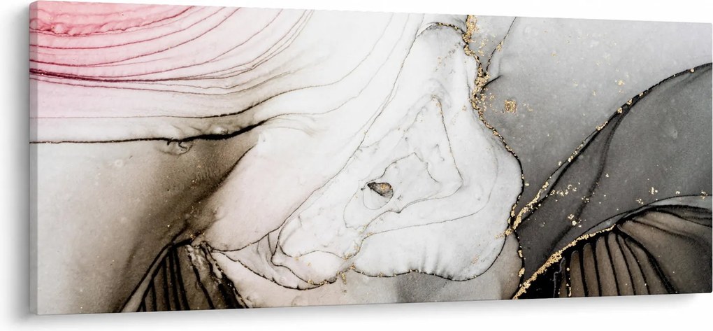 Obraz - Mramorový atrament (120x50 cm)
