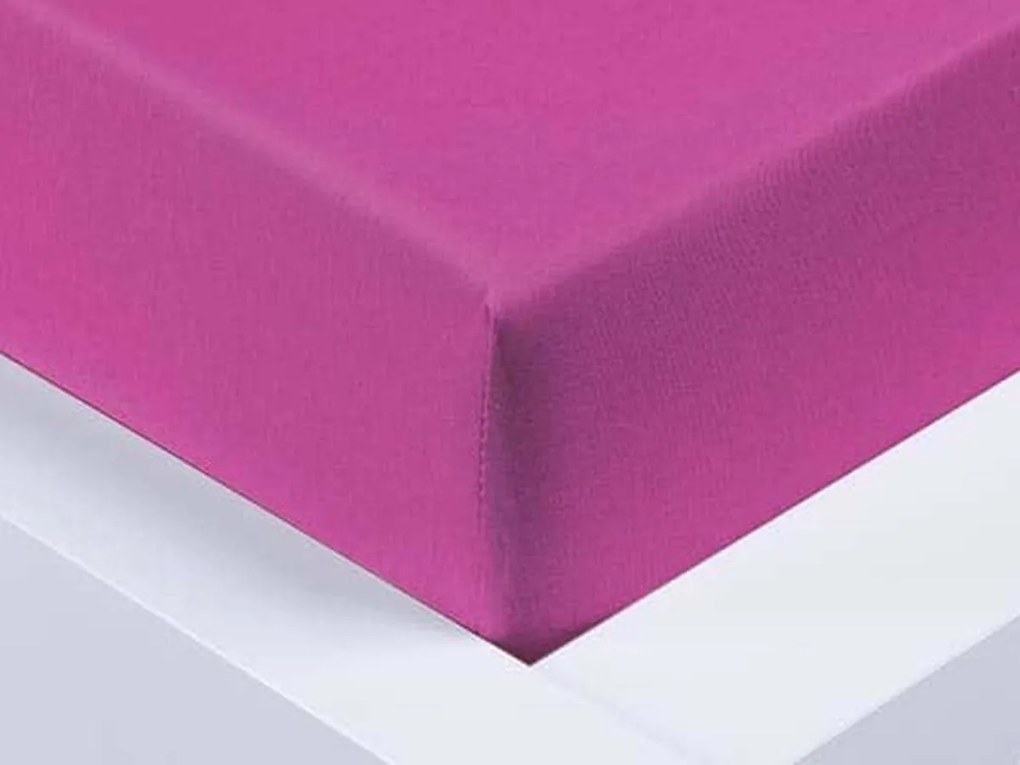 XPOSE® Detská jersey plachta Exclusive - nachová 70x140 cm